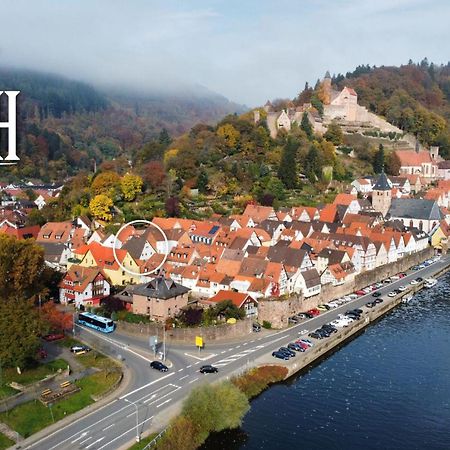 Appartement Schlossberg, Gasthaus Hirsch Hirschhorn Esterno foto