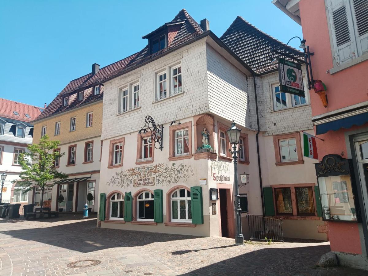 Appartement Schlossberg, Gasthaus Hirsch Hirschhorn Esterno foto